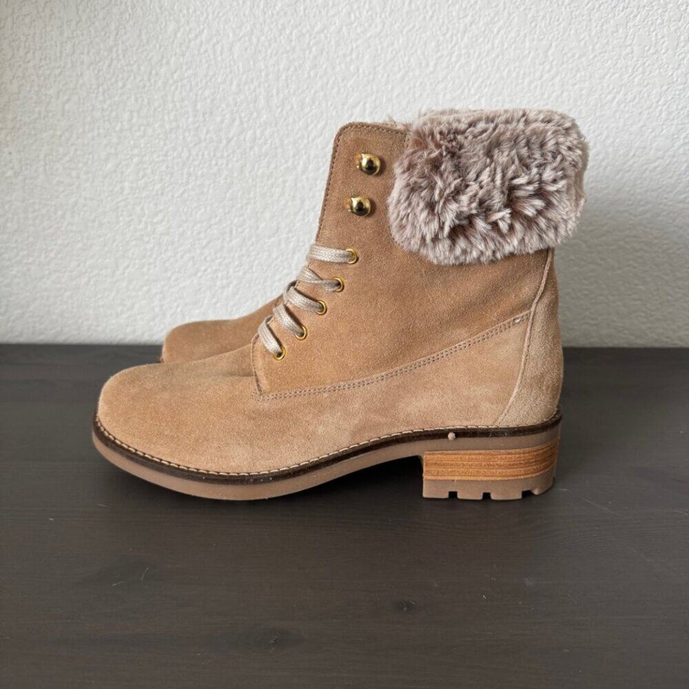 Antonio La Faria | NIB Leather Ankle Lace-up Boots with Side Zip size 9.5 - Picture 5 of 11